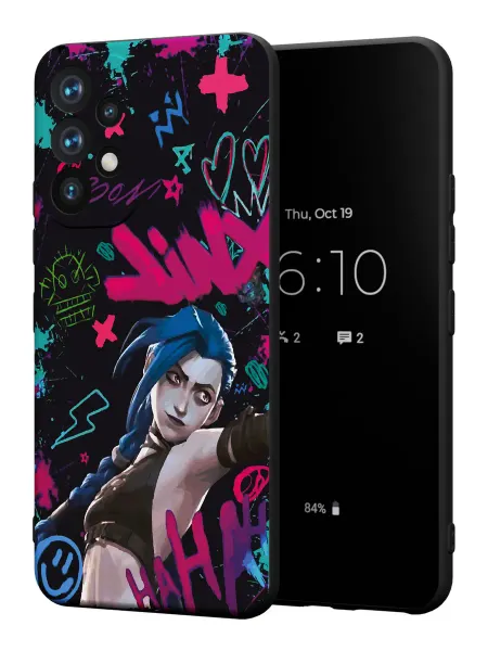 PBl store Чехол на Samsung A52 4G с принтом Джинкс