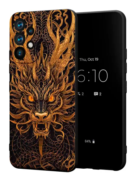 PBl store Чехол на Samsung A52 4G с принтом Дракон