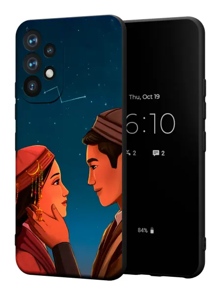 PBl store Чехол на Samsung A52 4G с принтом Казахи