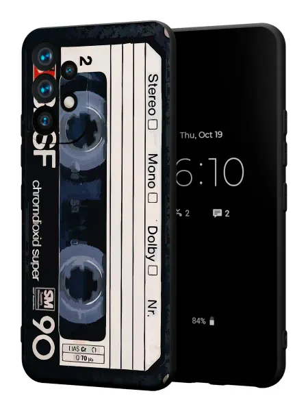 PBl store Чехол на Samsung A52 4G с принтом Кассета