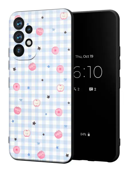 PBl store Чехол на Samsung A52 4G с принтом в клеточку