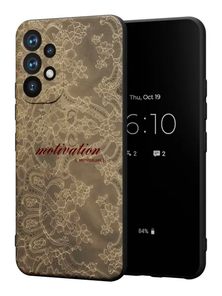 PBl store Чехол на Samsung A52 4G с принтом Кружево