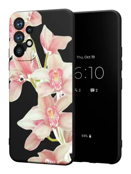 PBl store Чехол на Samsung A52 4G с принтом Орхидеи