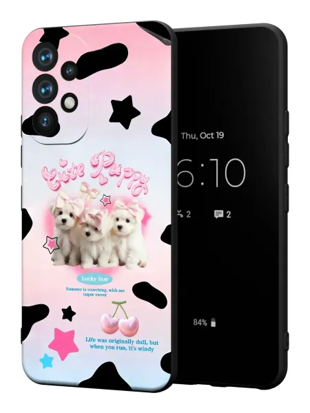 PBl store Чехол на Samsung A52 4G с принтом Собачки