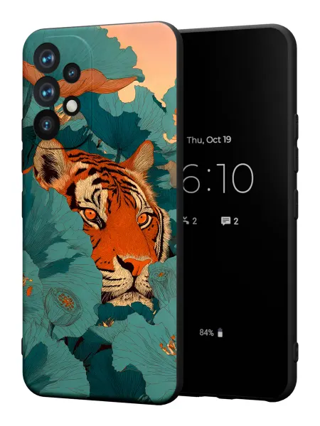 PBl store Чехол на Samsung A52 4G с принтом Тигр