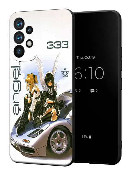 PBl store Чехол на Samsung A52 4G с принтом Ангел Y2K