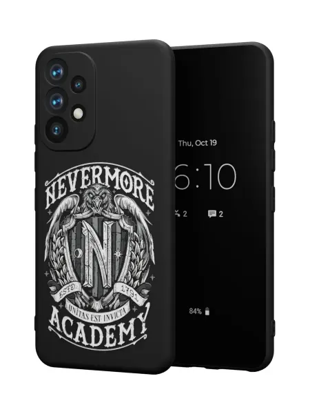 QuestCase Чехол на Samsung A52 4G с принтом Венсдей Аддамс