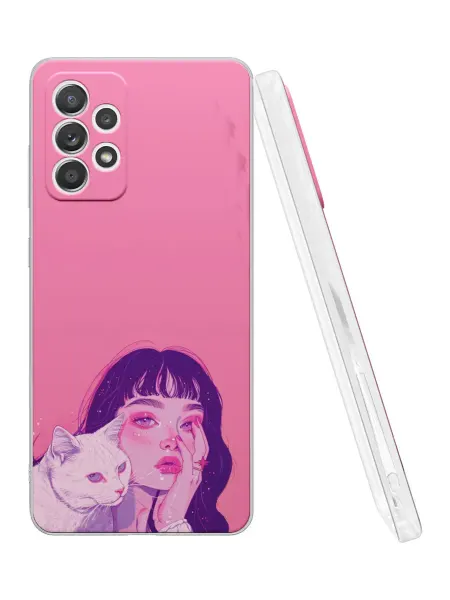 QuestCase Чехол на Samsung A52 4G с принтом Аниме