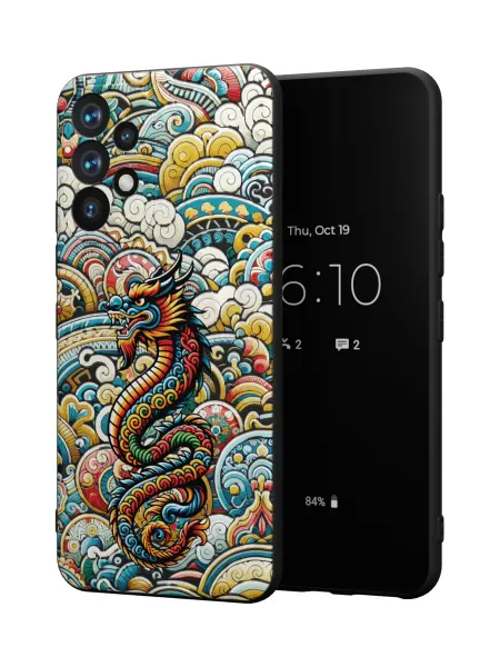 QuestCase Чехол на Samsung A52 4G с принтом Дракон