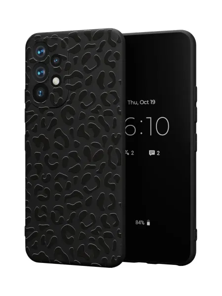 QuestCase Чехол на Samsung A52 4G с принтом Леопардовый