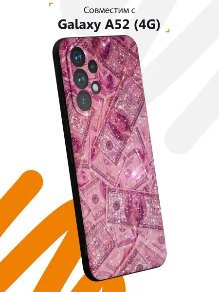 Мобилиус Чехол на Samsung A52 4G с принтом Доллары