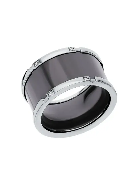 Кольцо серебряное 925
