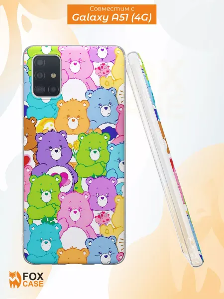 Fox Case Чехол на Samsung А51 4G с принтом Мишки
