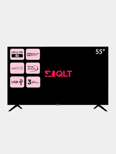 Смарт телевизор QLT 55" 9000, 4K WebOS