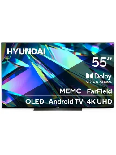 Hyundai Телевизор H-LED55OBU7700 55″ 4K UHD, черный