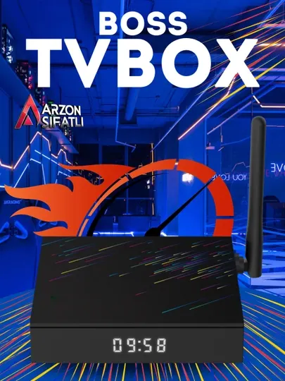 Приставка телевизора Smart TV Box, Android TV, фильмы, игры, домашний кинотеатр, 4K