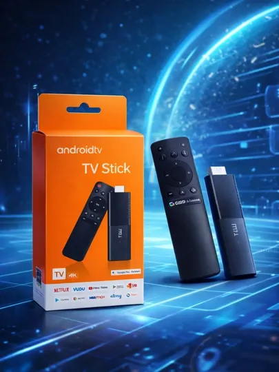 Android TV Stick 4K для Smart TV, с пультом