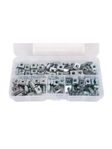 ANROKEY Набор гаек для профиля М3 М4 М5 120 предметов AR-JG1962-120P