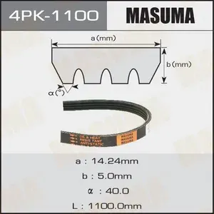 Ремень поликлиновый 4PK1100 MASUMA