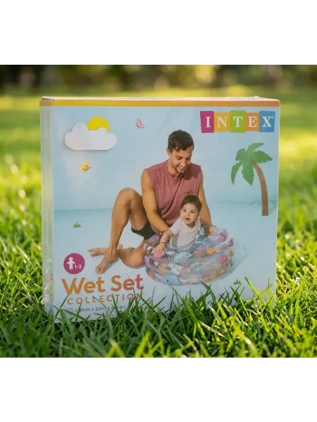Intex Бассейн надувной Пляжные друзья 61×22 см для 1-3 лет в кор