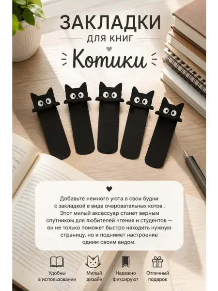Закладки для книг и тетрадей