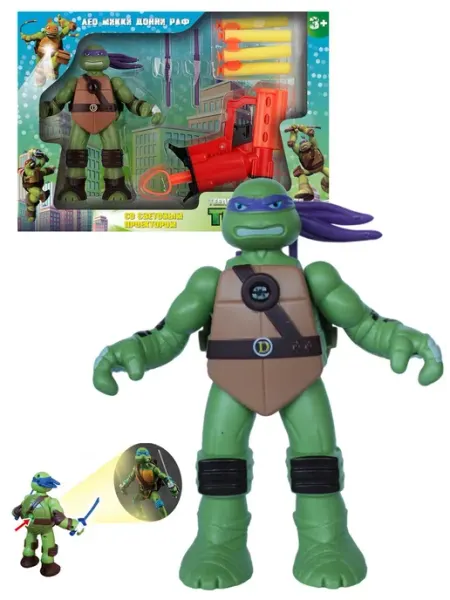 TURTLES Фигурка игрушка Черепашки-ниндзя 14 см Донателло с бластером