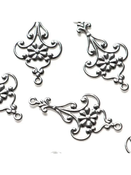 Кафебижу Коннектор для бижутерии 10 шт нержавеющая сталь