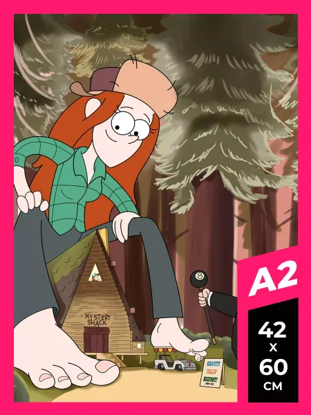 Gravity Falls Funs Print постер Гравити Фолз плакат Gravity Falls А1,А2,А3,50х70 1