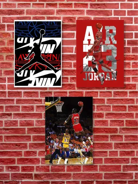 Poster Maniac Набор постеров Jordan, 30*40 см (фотопанно, плакат)