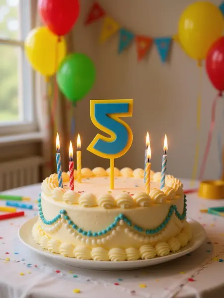 Топпер Щенячий патруль для торта "5"