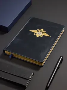 Ежедневник МВД кожанный А5 недатированный