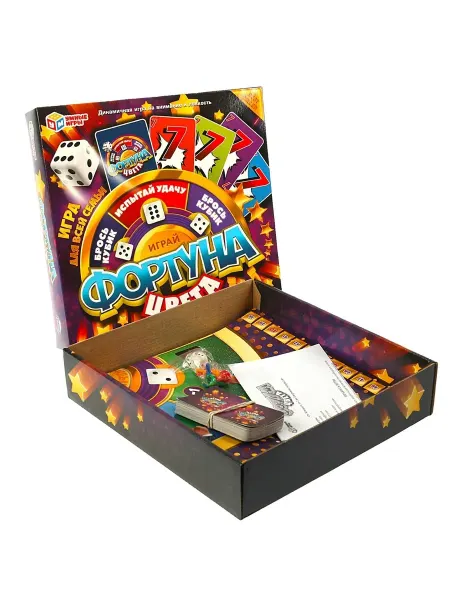 Умные игры Настольная игра "Фортуна. Цвета" игровое поле