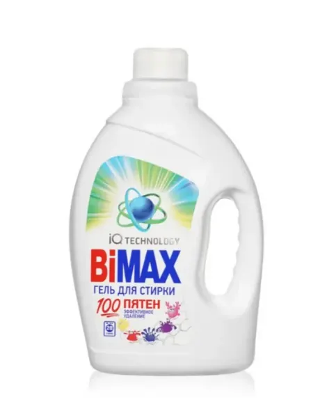Гель для стирки BIMAX 100 пятен, 1.95 л