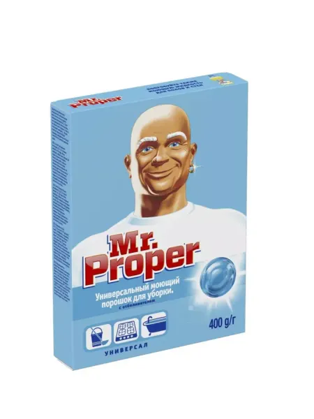 Mr.Proper Чистящий универсальный порошок с отбеливателем 400 гр