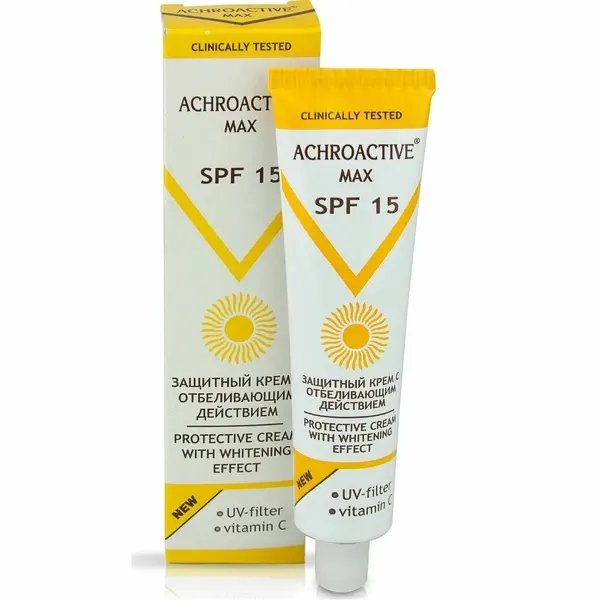ACHROACTIVE MAX Защитный крем с отбеливающим действием SPF 15 45 мл