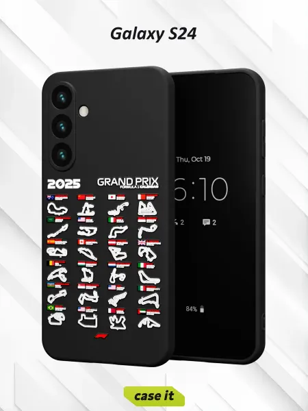 Case it Чехол на Samsung S24 с принтом Формула 1
