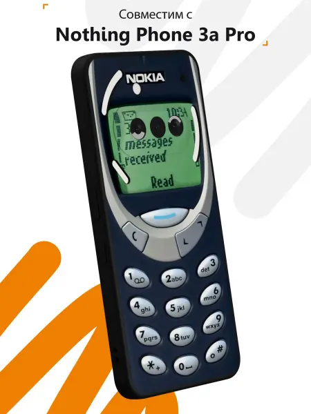 Мобилиус Чехол на Nothing Phone 3a с принтом Нокиа