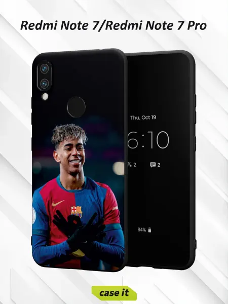 Case it Чехол на Redmi Note 7с принтом Футболист