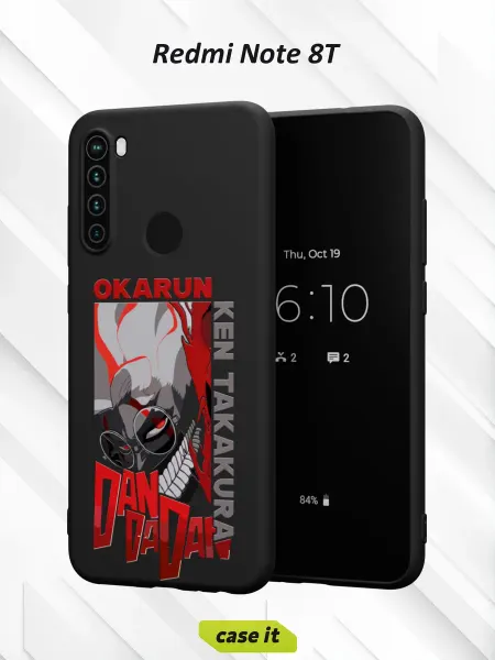 Case it Чехол на Redmi Note 8Tс принтом Аниме Okarun