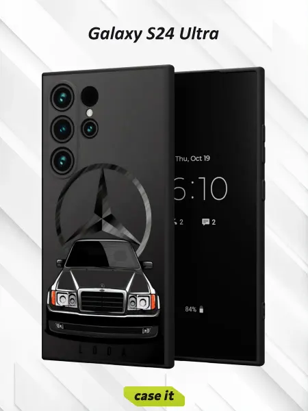 Case it Чехол на Samsung S24 Ultra с принтом Mercedes