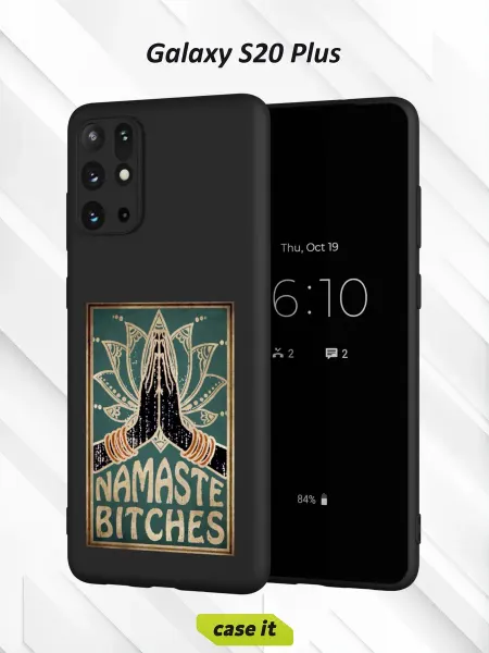 Case it Чехол на Samsung S20+с принтом Namaste