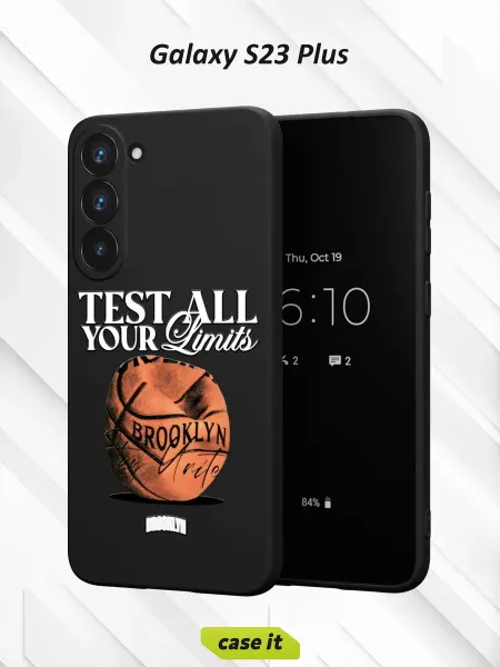 Case it Чехол на Samsung S23 Plus с принтом Баскетбол