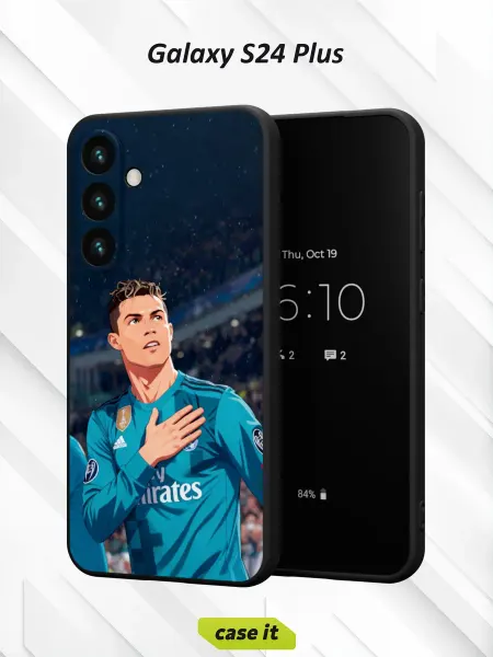 Case it Чехол на Samsung S24 Plus с принтом Роналду