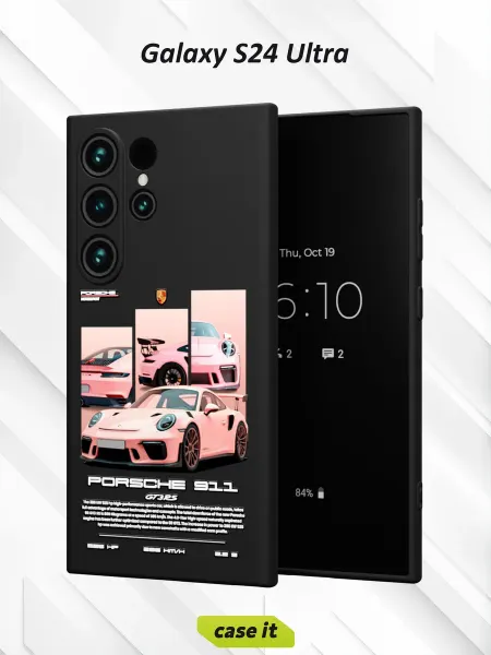 Case it Чехол на Samsung S24 Ultra с принтом Porsche