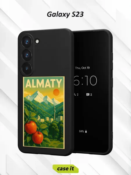 Case it Чехол на Samsung S23 с принтом Алматы