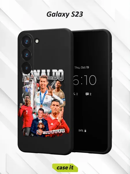 Case it Чехол на Samsung S23 с принтом Роналду