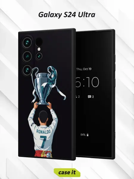 Case it Чехол на Samsung S24 Ultra с принтом Роналду