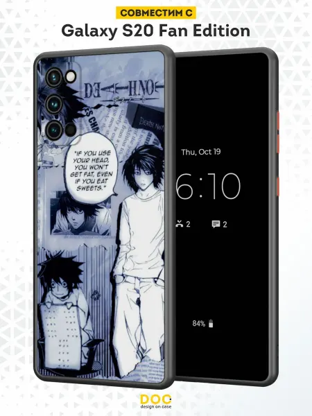 DesignOnCase Чехол Бампер на Samsung S20 FE с принтом Аниме
