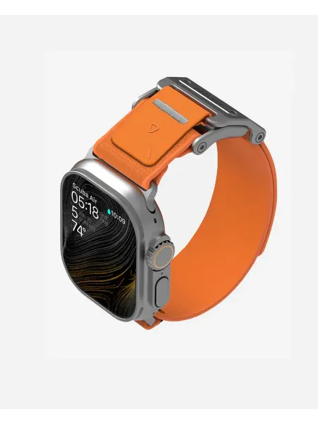 Aulumu Тонкий ремешок A11 для Apple Watch, оранжевый