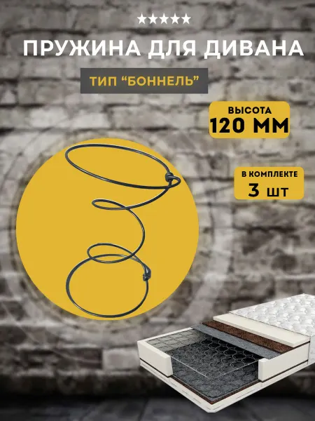 Lamel66 Пружины для блока Боннель, 120 мм